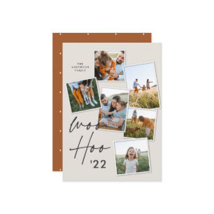 Navidades modernos y multifoto de óxido año nuevo