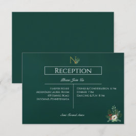 Navidades Monograma Recepción de boda