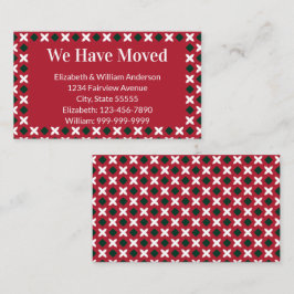 Navidades moviendo Invitación Verde Rojo y Blanco