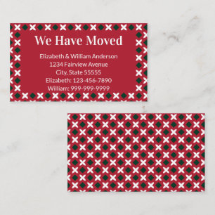 Navidades moviendo Invitación Verde Rojo y Blanco