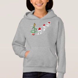Navidades Music Notes Santa Hat Treble Clef