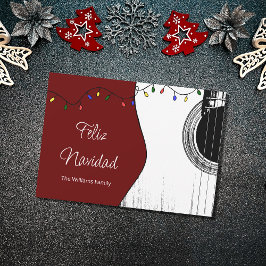 Navidades musicales Feliz Navidad Festividad guita