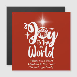 Navidades Natividad Alegría Roja y Blanca al mundo