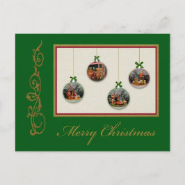 Navidades Natividad Escenas Personalizable postal