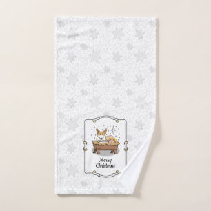 Navidades Natividad Pembroke Welsh Corgi (rojo1) D
