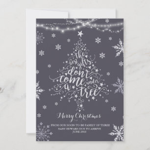 Navidades Navidades de Invitación de embarazo bebé
