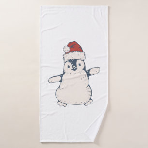 Navidades Navidades del pingüino gorra rojo bautiz