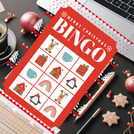 Navidades negrita rojo rompecabezas rompecabezas