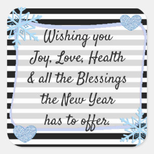 Navidades negros y azules bendicen a Pegatinas