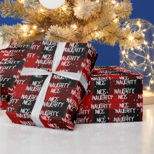 Navidades NICE NAUGHTY Mensajes de texto en papel 