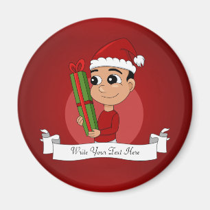 Navidades niño personalizado imán