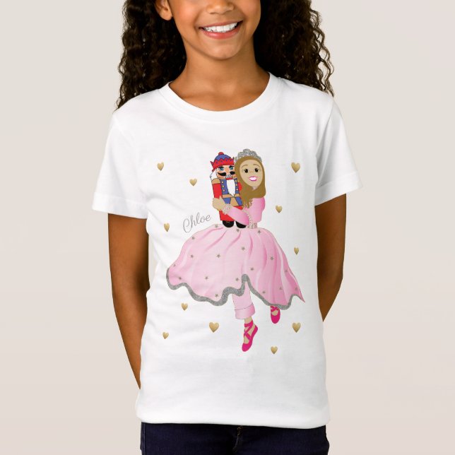 Navidades Niños Camiseta Camiseta Marrón Ligero Pi (Anverso)