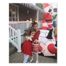 Navidades Niños Personalizar Plantilla 8 x 10 Foto