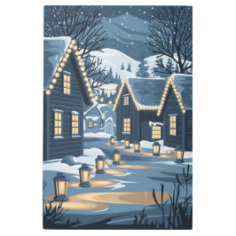 Navidades nórdicos Aldea Arte Escandinavo Invierno