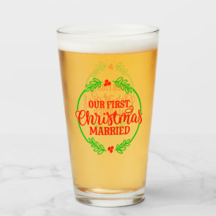 Navidades Nuestro primer tazón casado de Navidad