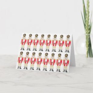 Navidades Nutcracker Art para tarjeta de caridad