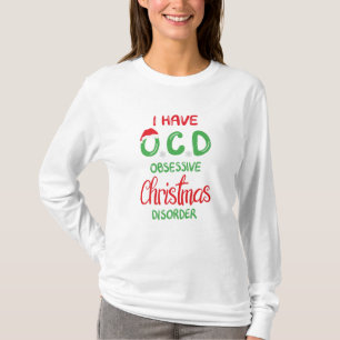 Navidades obsesivos O-C-D desordenan camiseta