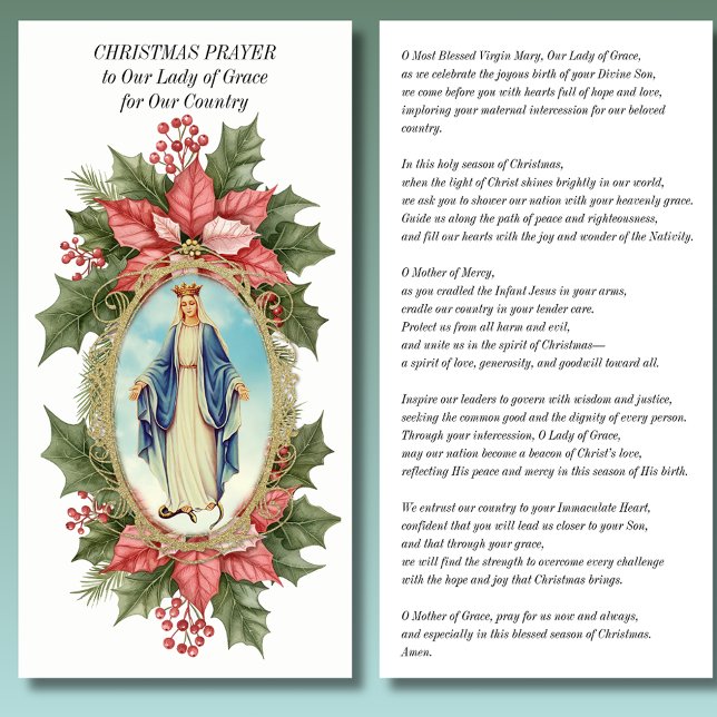 Navidades Oración Nuestra Señora de la Gracia Poin (Subido por el creador)