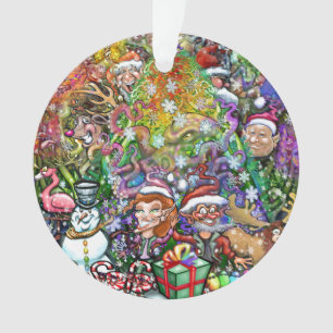 Navidades Ornamento cerámico