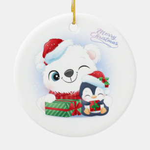 Navidades Ornamento cerámico