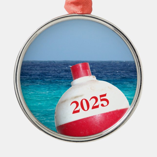 Navidades Ornamento de Bobber de Pesca 2012 (Frente)