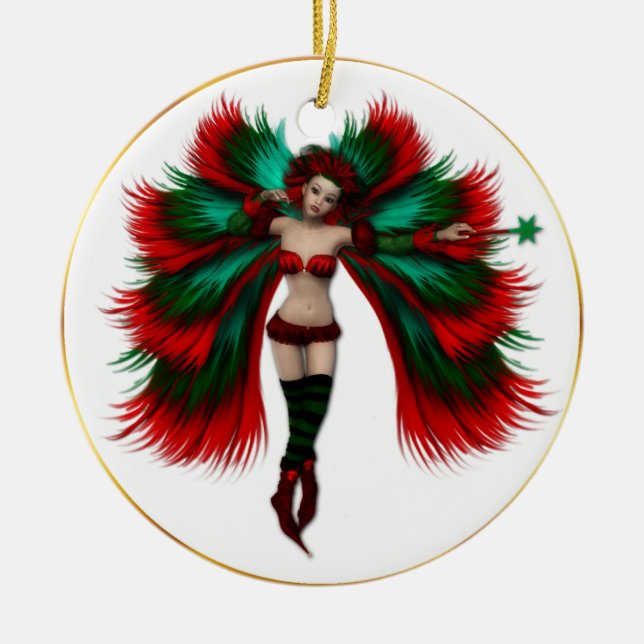 Navidades Ornamento de hadas (Frente)