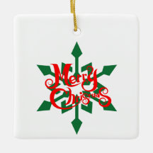 Navidades, ornamentos con copo de nieve 08