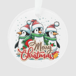Navidades, ornamentos con pingüinos 05