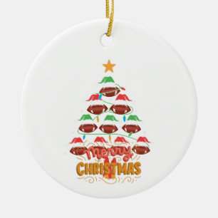 Navidades, ornamentos Nochebuena Rugby Ball 16