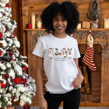 Navidades ostentan humor en camiseta