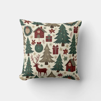 Navidades pacíficos almohadones de almohada