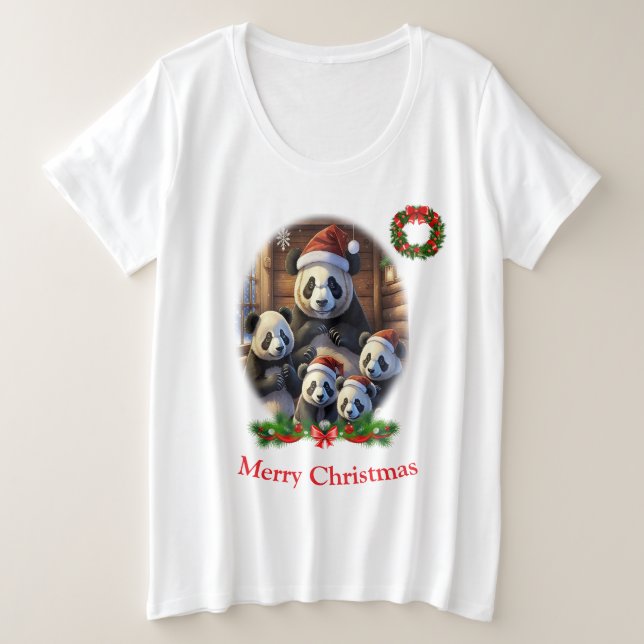 Navidades Panda Bear (Anverso del diseño)