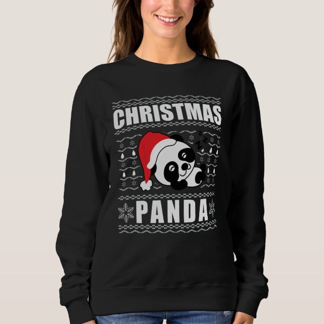 Navidades Panda Ugly Xmas Sweater (Anverso)