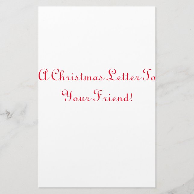 Navidades Papel de papel para cartas (Anverso)