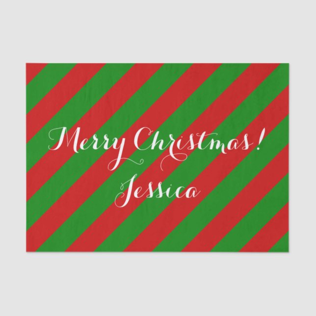 Navidades papel de tejido coloreado para envolver  (Anverso)