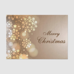 Navidades Papel en el tejido/Festín de nieve navid