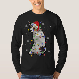 Navidades Pastores Australianos Sweater Dog Xmas L