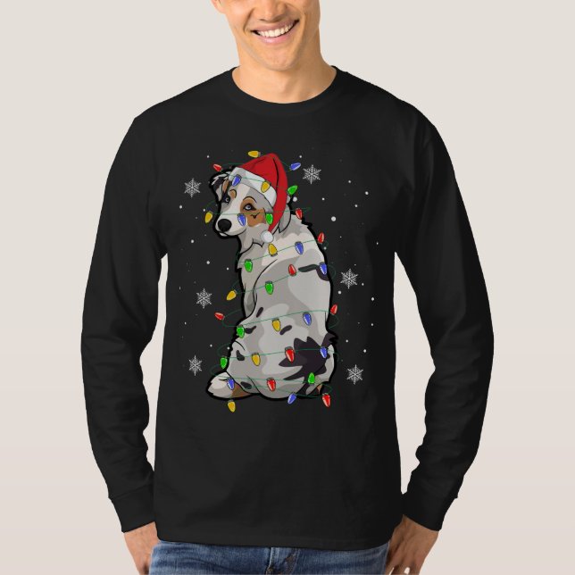 Navidades Pastores Australianos Sweater Dog Xmas L (Anverso)