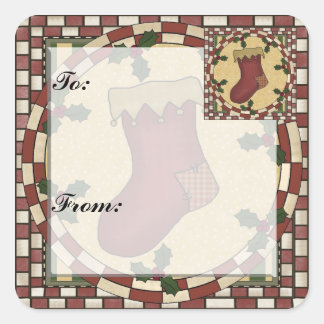 Navidades Pegatina de etiquetas de regalo