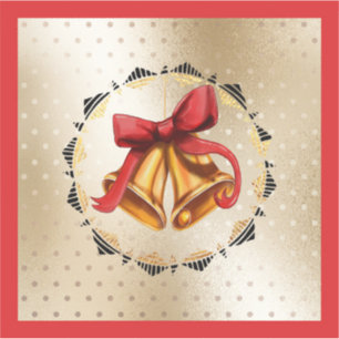 Navidades Pegatina de vinilo con campanas