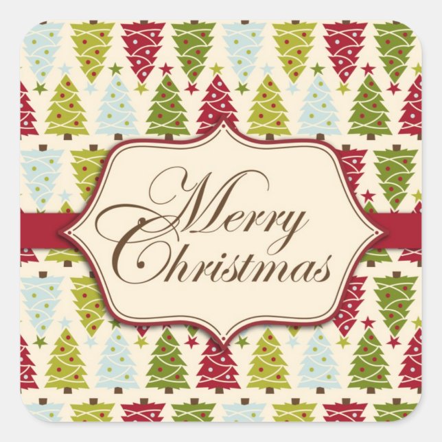 Navidades Pegatina Forestal 2 (Anverso)