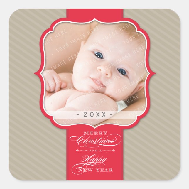 NAVIDADES PEGATINA FOTOGRÁFICO : solapa 3 (Anverso)