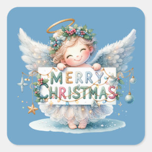 Navidades Pegatinas Angel