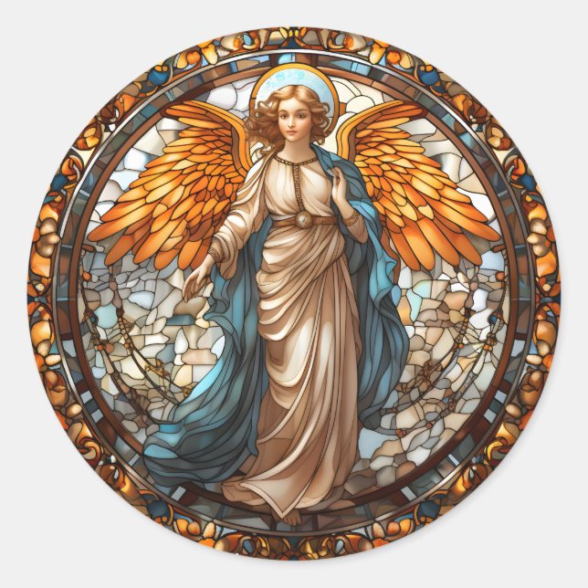 Navidades Pegatinas Angel (Anverso)