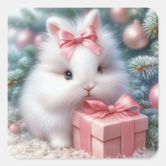 Navidades Pegatinas Bunny (Anverso)