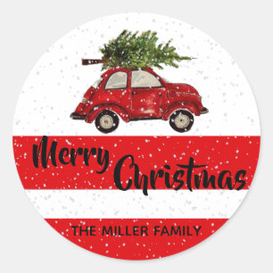 Navidades pegatinas de automóviles