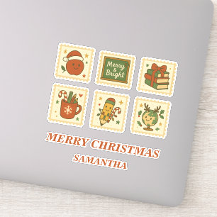 Navidades Pegatinas de Collage