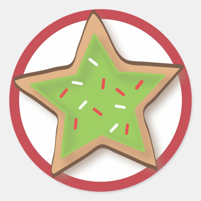 Navidades Pegatinas de Cookie Yummy (Anverso)
