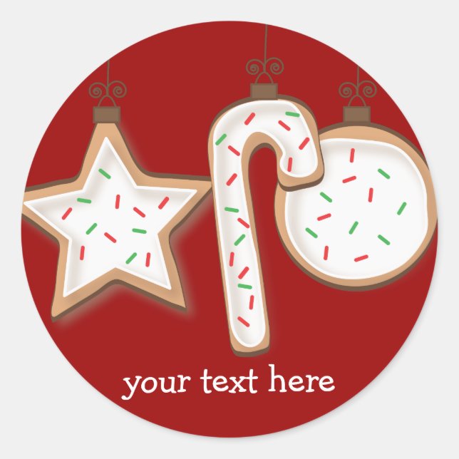 Navidades Pegatinas de Cookie Yummy (Anverso)