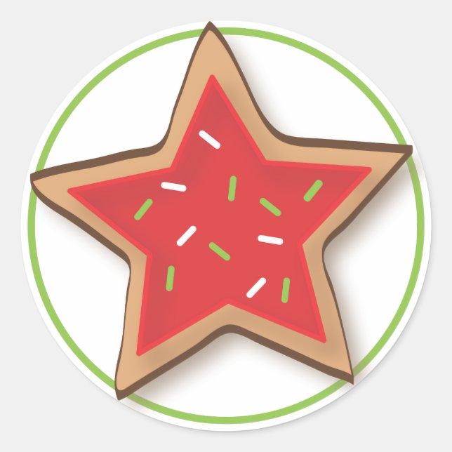 Navidades Pegatinas de Cookie Yummy (Anverso)
